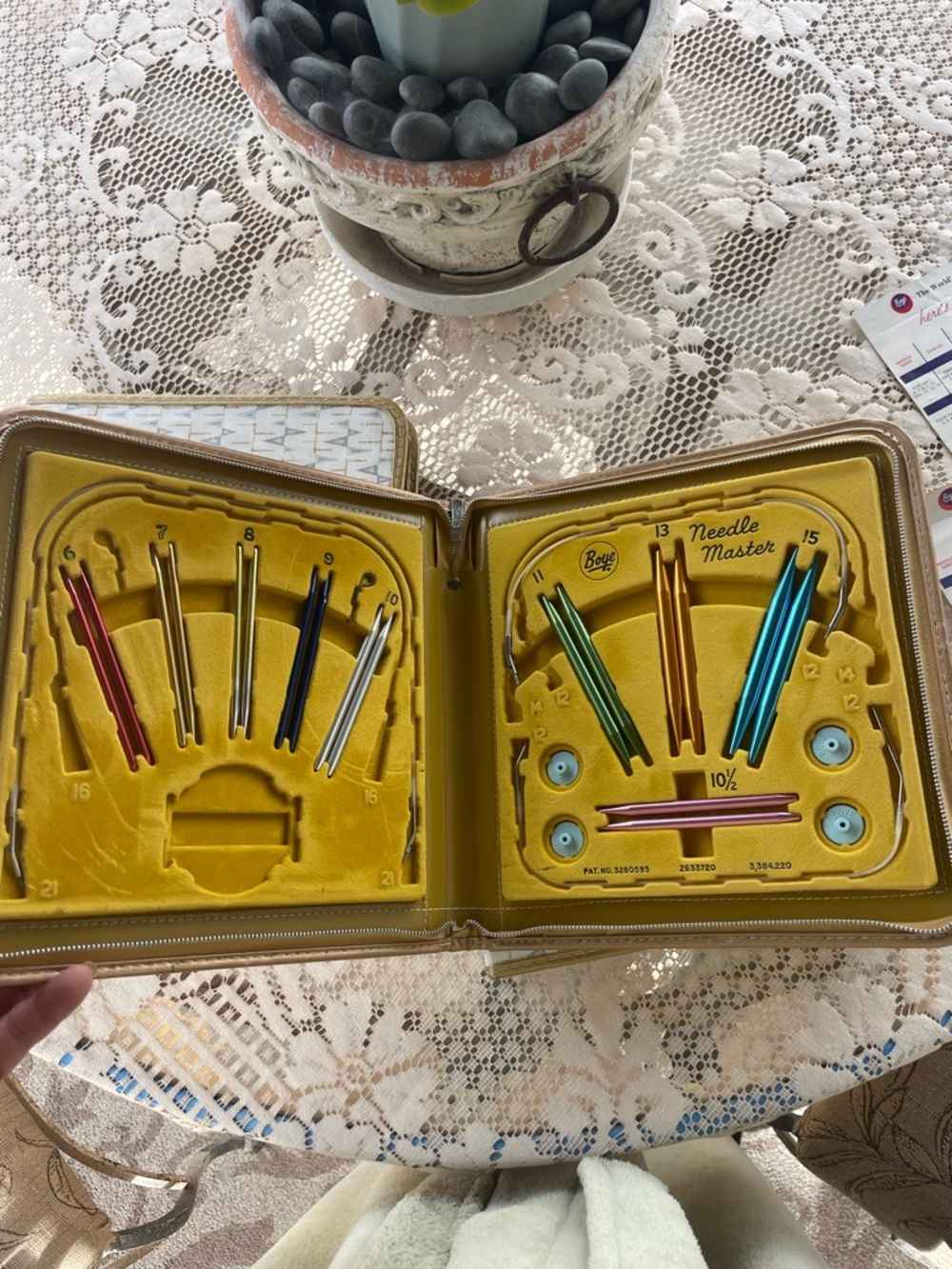 Huge 4 Boye Interchangeable Circular Knitting Needles Vintage Bundle lot